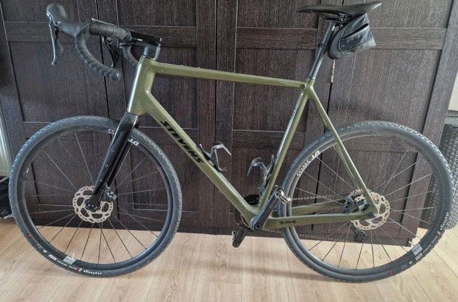 Stevens Camino Pro Gravelbike - Khaki - 61, Gebruikt, 61 tot 65 cm, Meer dan 20 versnellingen, Schijfrem