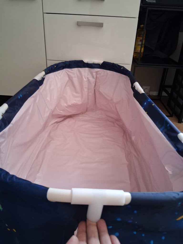 Opvouwbaar Zitbad/Mobiel Bad voor VW/kinderen (50 cm diep), Ophalen of Verzenden, Zo goed als nieuw, Badje, Overige merken