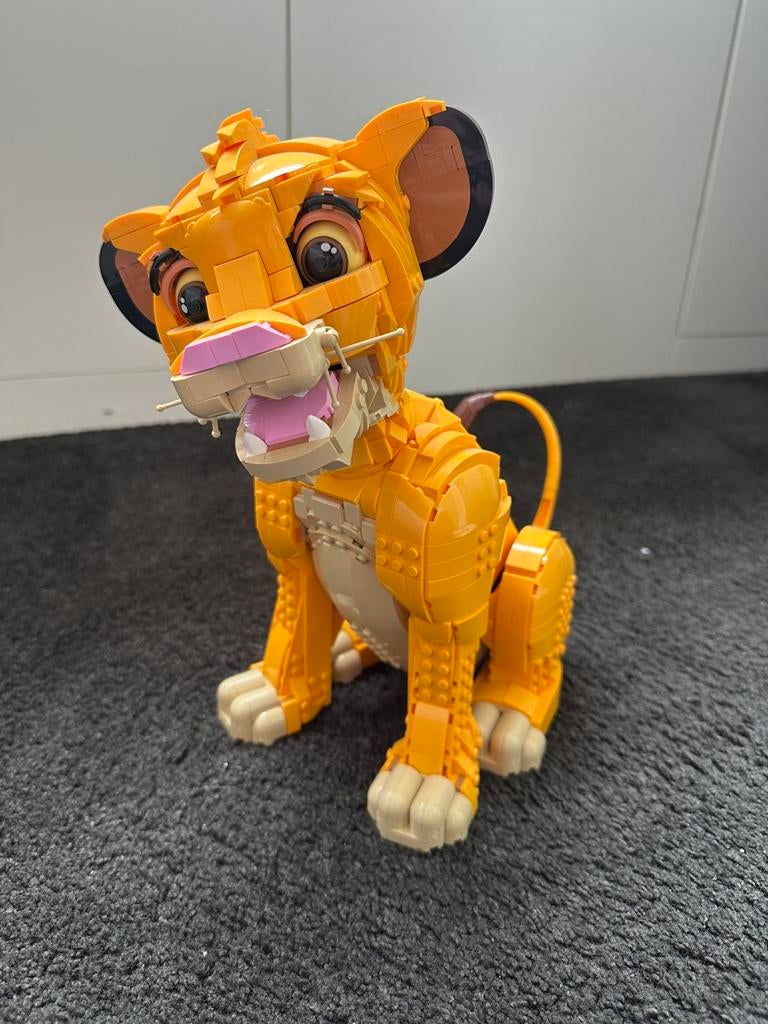 LEGO Disney 43247 Young Simba The Lion King, Ophalen, Lego, Zo goed als nieuw, Disney