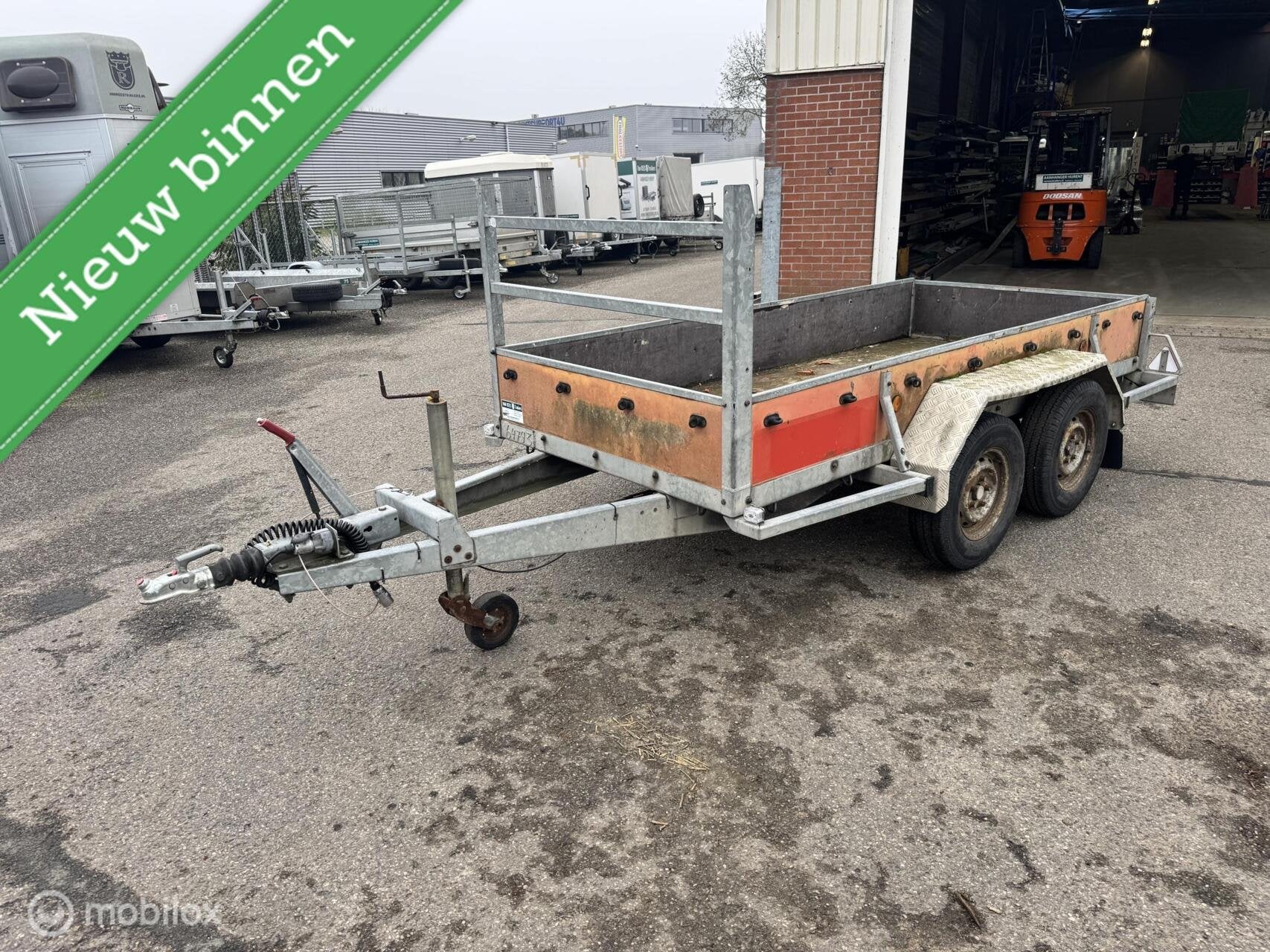 Atec Bakwagen 300x130 2000kg, Gebruikt