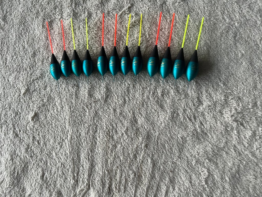 adv 184 / NIEUW serie 12 dobbers TUBERTINI, Ophalen of Verzenden, Nieuw, Dobber of Lood