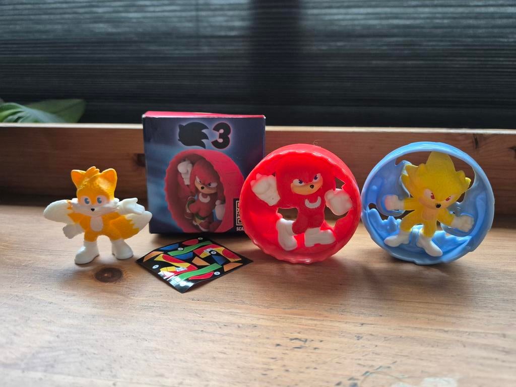 Sonic mcdonalds speeltjes, Hobby en Vrije tijd, Feestartikelen, Ophalen of Verzenden