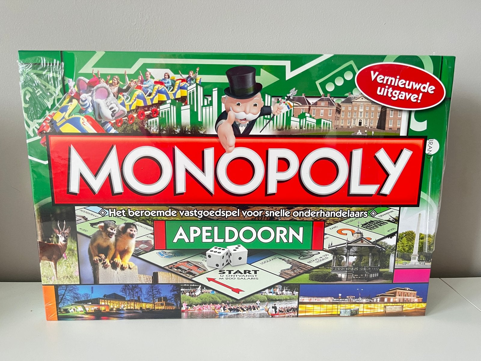Monopoly Apeldoorn | Compleet en nieuw in doos, Hobby en Vrije tijd, Drie of vier spelers, Ophalen of Verzenden, Nieuw