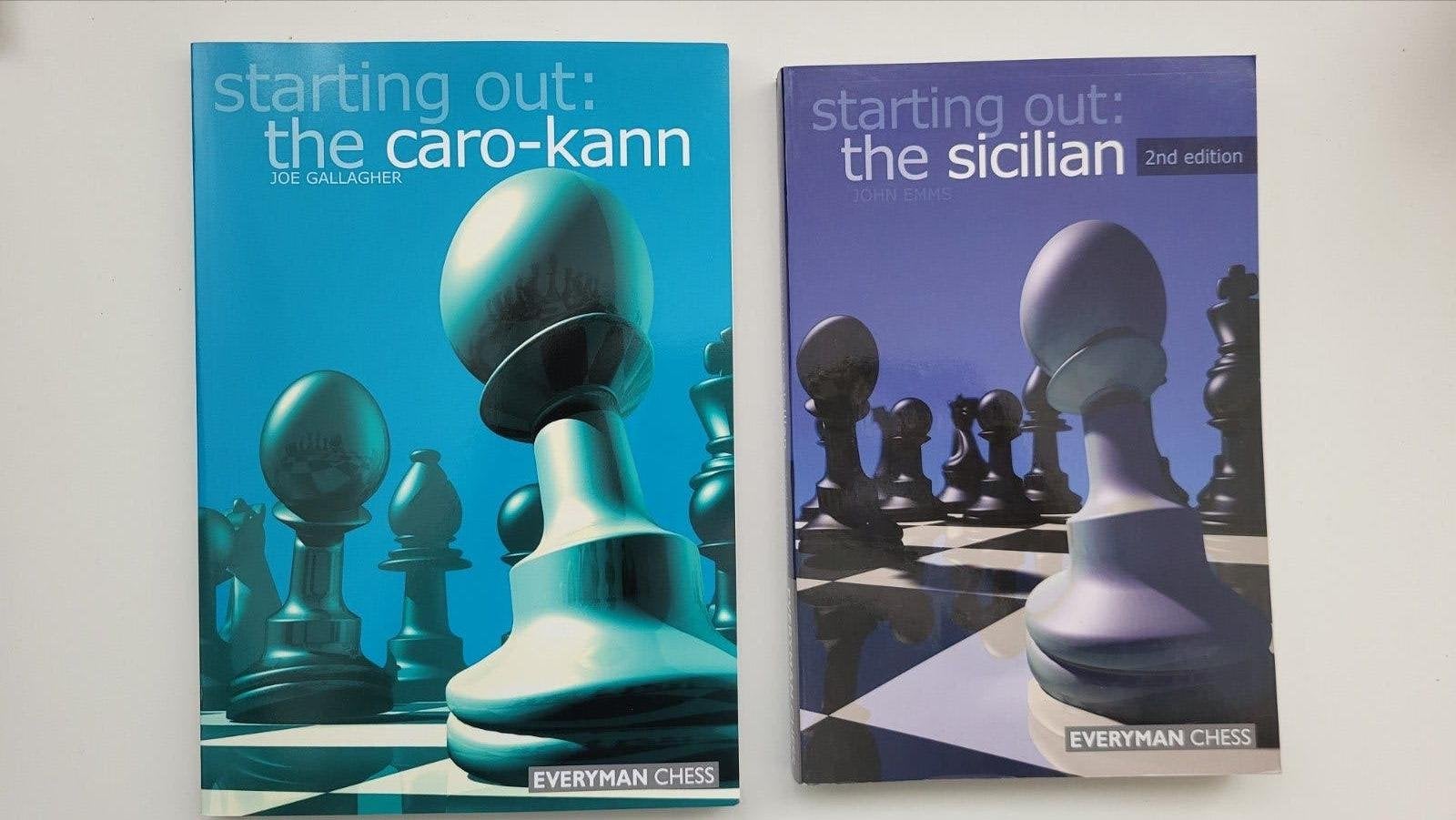Schaakboeken: Caro-Kann & Siciliaans (Everyman Chess), Ophalen of Verzenden, Zo goed als nieuw, Joe Gallagher, John Emms