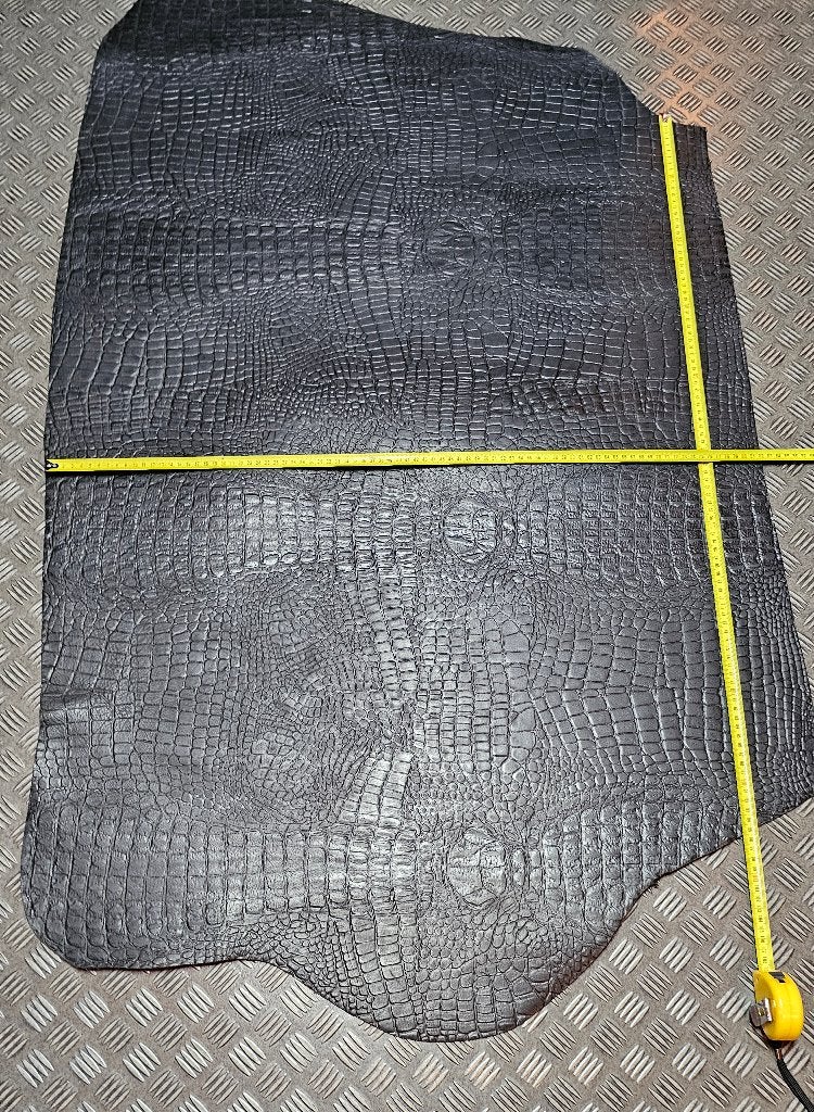 Tuig - Leer Inkt-zwart(zie omschrijving!) Crocoprint, Overige kleuren, Leer of Kunstleer, Nieuw, Ophalen of Verzenden