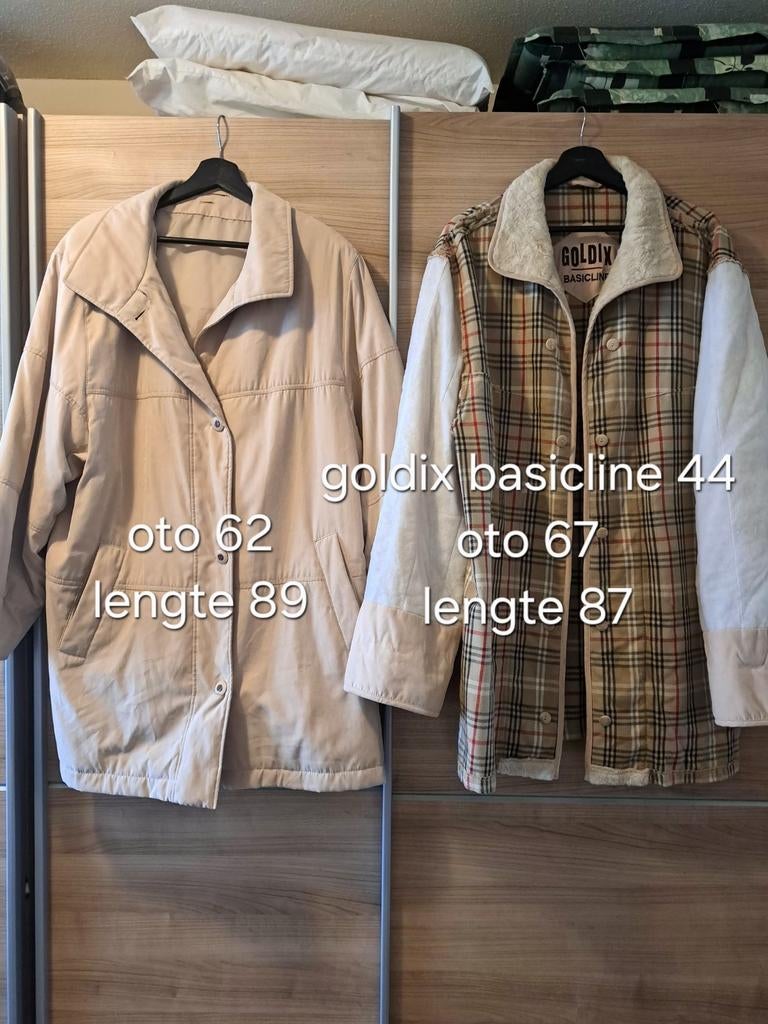 Goldix basicline 4 seizoenen jas maat 44 met binnenjas, Kleding | Dames, Beige, Maat 42/44 (L), Ophalen of Verzenden, Zo goed als nieuw