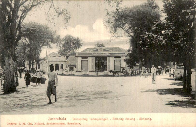 Nederlands Indië - Soerabaia - Simpang - 1909, Verzenden, Voor 1920, Gelopen, Noord-Holland