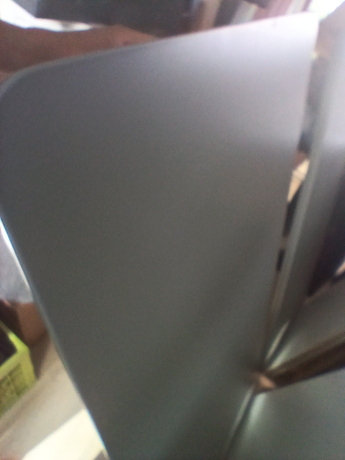 Ikea bureaublad 120x60 cm, saliegroen met afgeronde hoeken, Ophalen, Gebruikt, IKEA, Groen