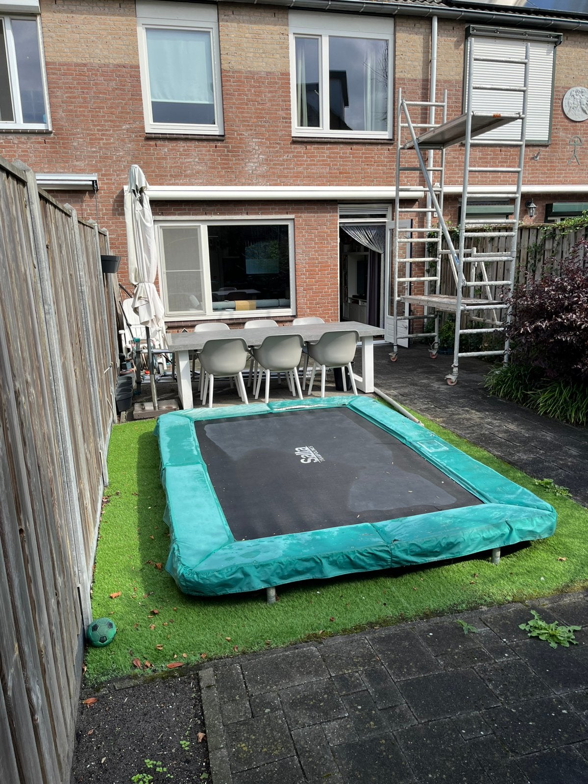Trampoline Salta combo 214 x 305, Ophalen, Gebruikt