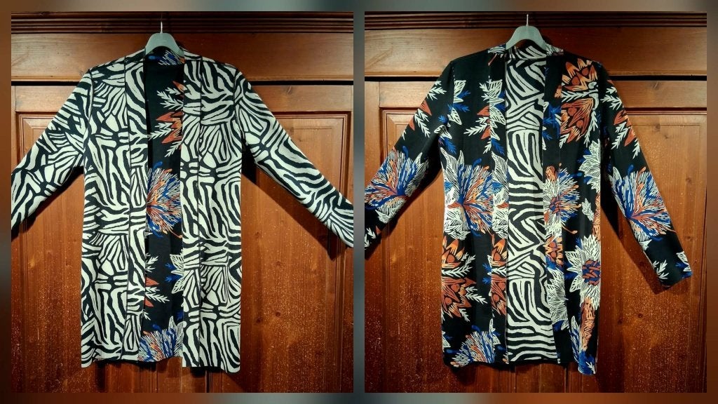 Vest bloemprint-zebraprint S Lizzy & Coco, Verzenden, Nieuw, Maat 36 (S)