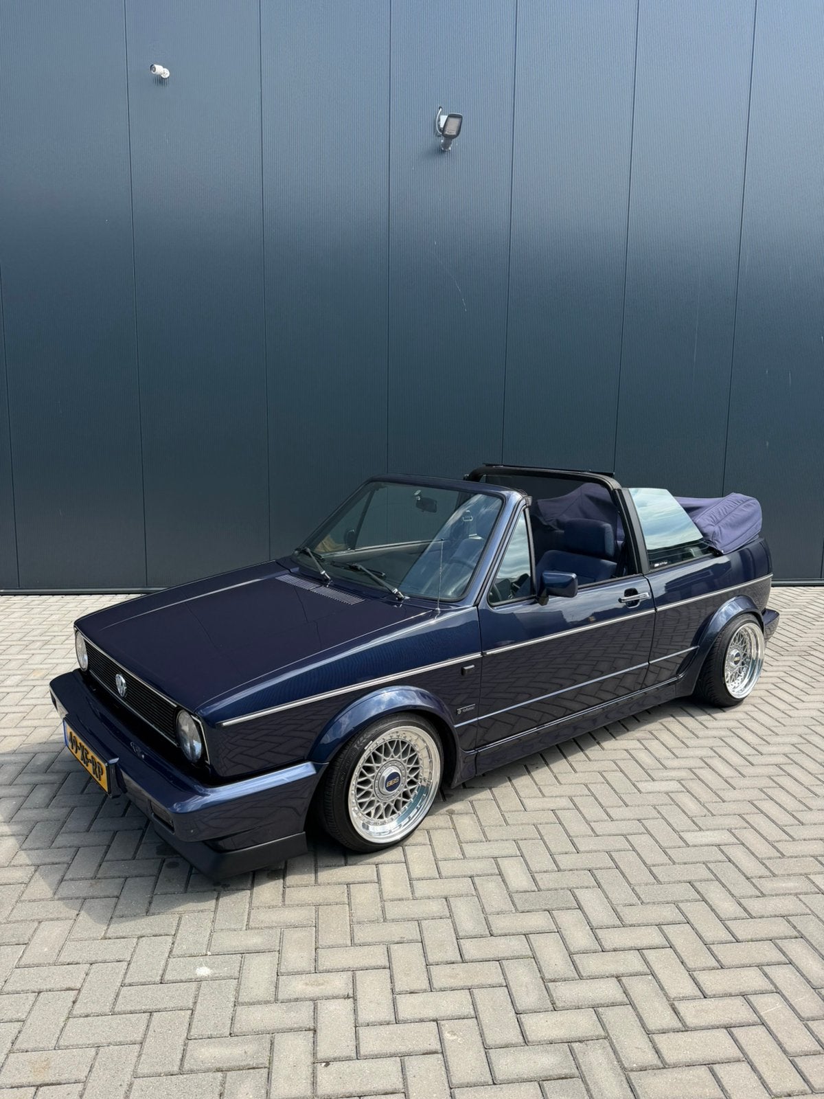Volkswagen Golf 1.8 Cabriolet 1992 Blauw, BBS, schroefset,, Voorwielaandrijving, 40 €/maand, 4 cilinders, Cabriolet