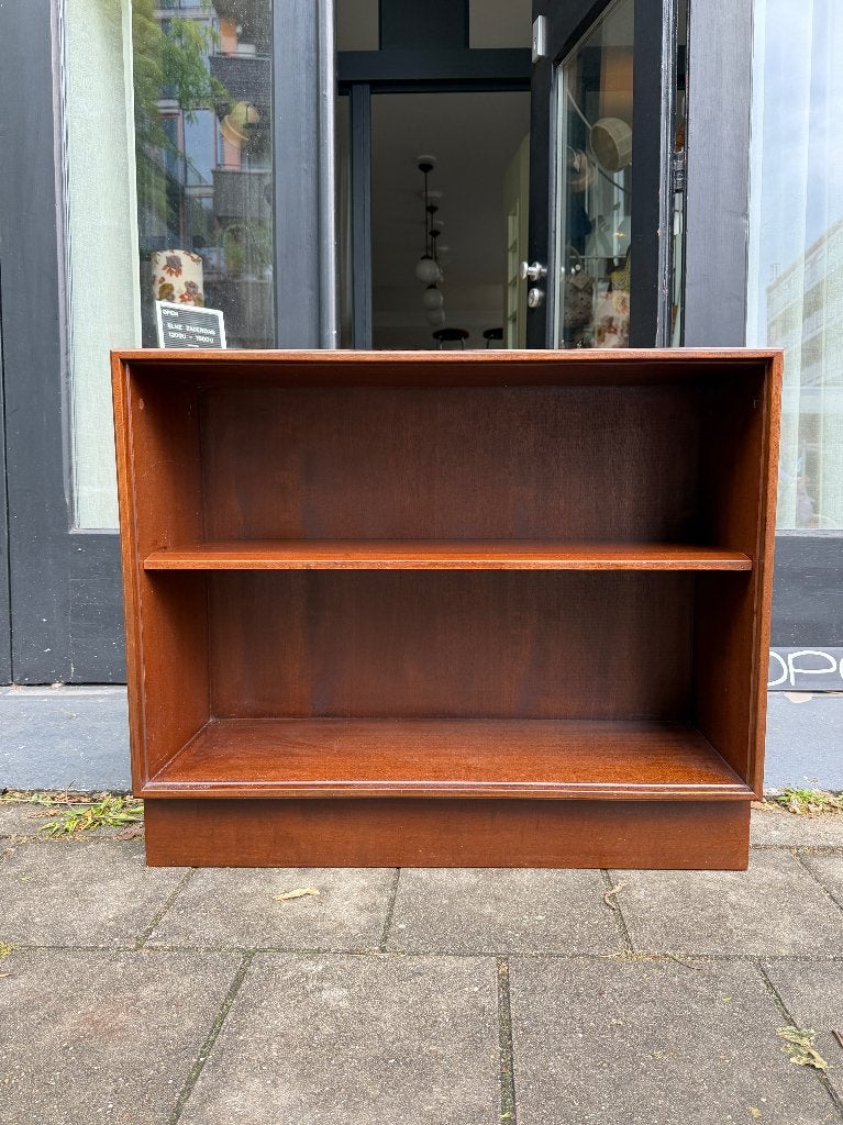 Vintage design boekenkast, archiefkastje Formule, hout
