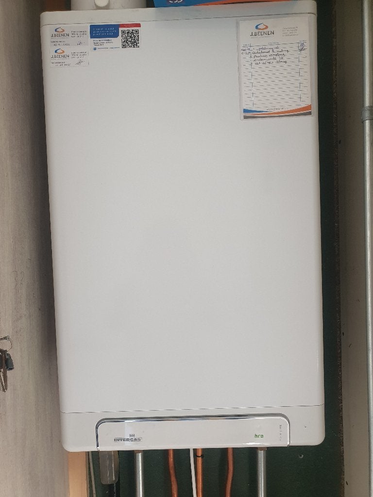 Intergas compact hre CV ketel 36/30 5 jaar oud, Ophalen, 30 tot 80 cm, Hoog rendement (Hr), Cv-ketel of Combi-ketel
