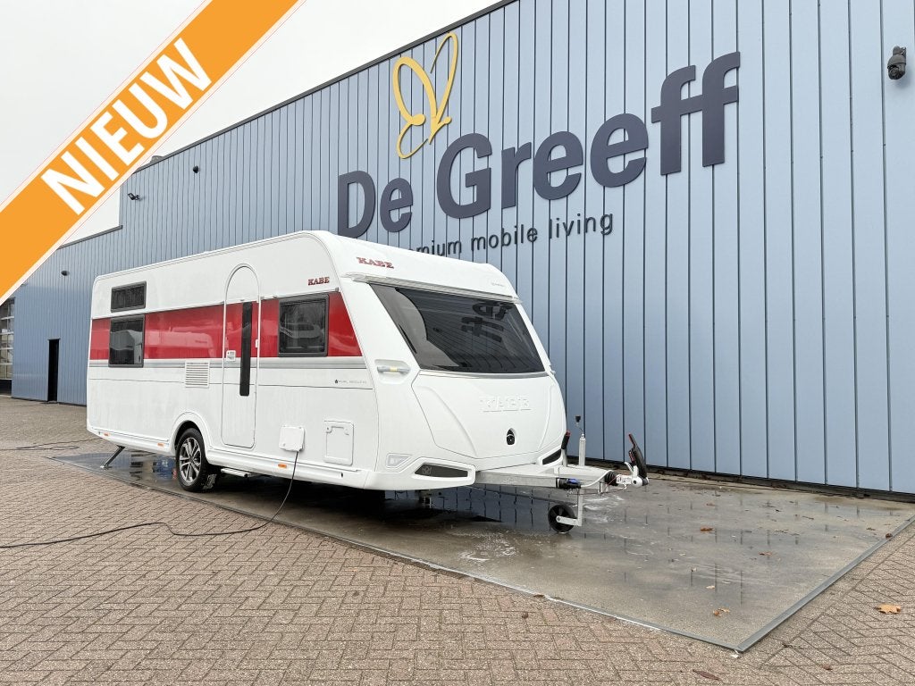 Kabe Royal 560 GLE KS B8, Caravans en Kamperen, Rondzit, Bedrijf, Kabe, Schokbreker