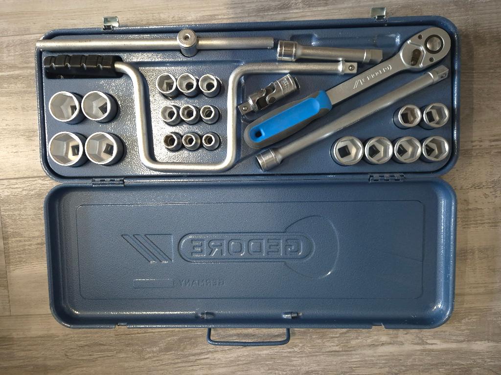 Gedore doppenset/dopsleutelset, Ophalen of Verzenden, Zo goed als nieuw