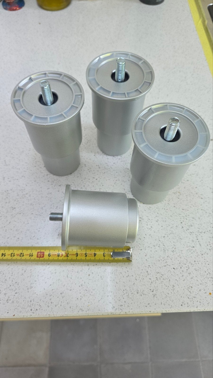 Smeg Fornuis Pootjes - Verstelbaar 7-11cm, Ophalen, Gebruikt