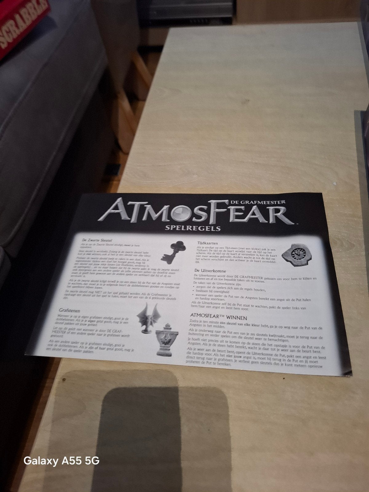Atmosfear Het DVD Bordspel - Snel en Superspannend, Parker, Parker Brothers, Ophalen of Verzenden, Drie of vier spelers