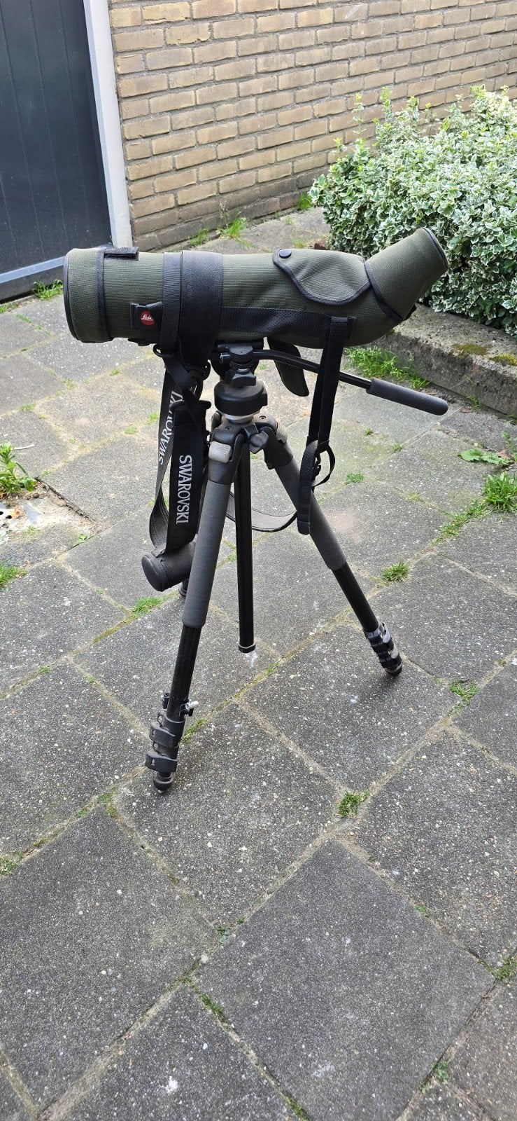 Zeiss Kijker 20-60x met Swarovski Statief en Leica Hoes, Ophalen of Verzenden, Zo goed als nieuw, 8 tot 12x, Dakkant (recht)