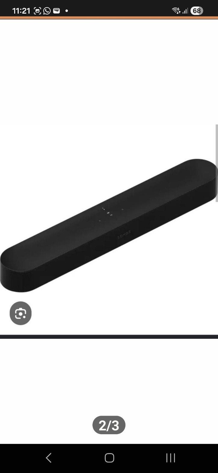 Sonos Beam Gen 2 Soundbar - Zwart, Verzenden, Zo goed als nieuw, Sonos, Minder dan 60 watt