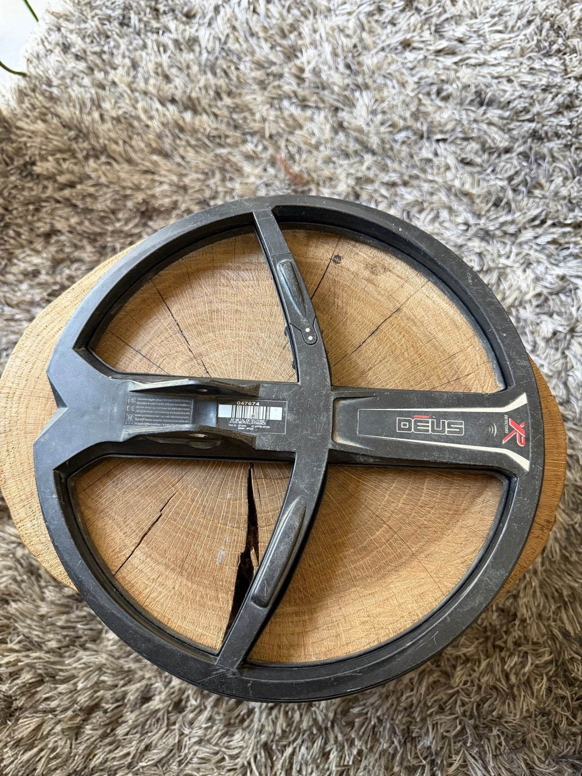 XP DEUS zoekschotel 28 cm, Hobby en Vrije tijd, Gebruikt, Meer dan 30 cm, Ophalen of Verzenden, Discriminatie metaaldetectie