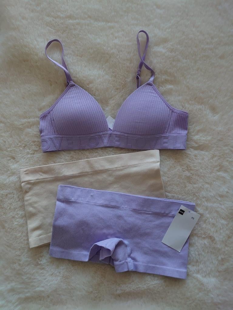 setje 2 boxers + bh maat XS, Hema, Verzenden, Overige kleuren, Setje
