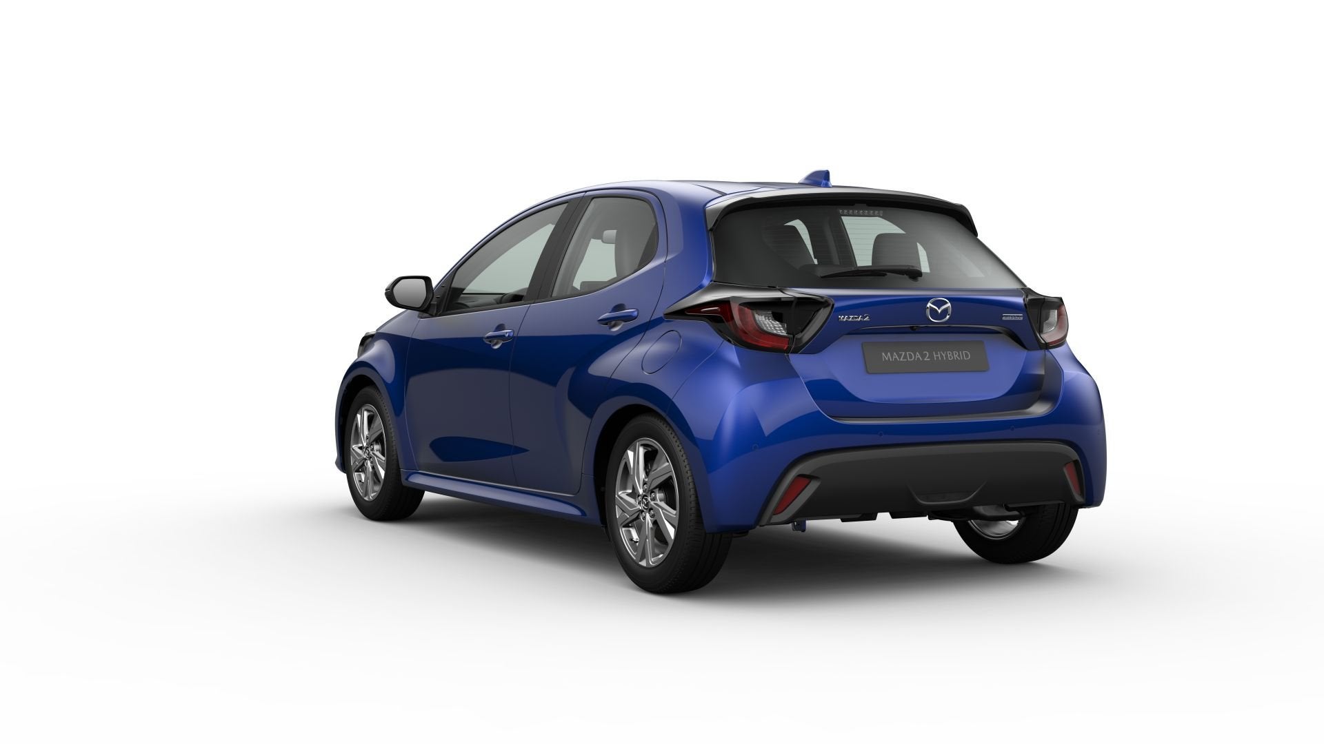 Mazda 2 Hybrid 1.5 Centre-line AUTOMAAT NAVI DMV APPLE CARPL, Auto's, Dealer onderhouden, Stof, Zwart, Blauw