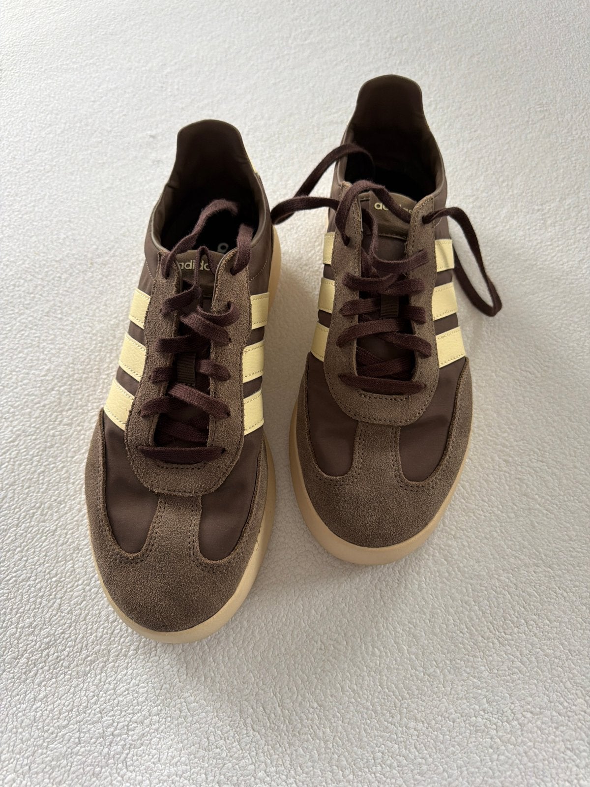 Adidas Handball Spezial W - Bruin/Beige Sneakers, Kleding | Heren, Verzenden, Zo goed als nieuw, Bruin, Sneakers of Gympen