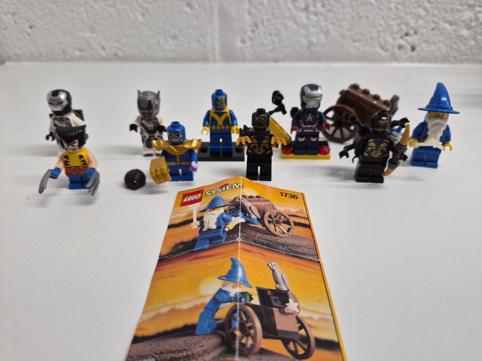 Lego minifigures 1736 / 30168 / 30610 en meerdere, Marvel, Lego, Ophalen of Verzenden, Zo goed als nieuw