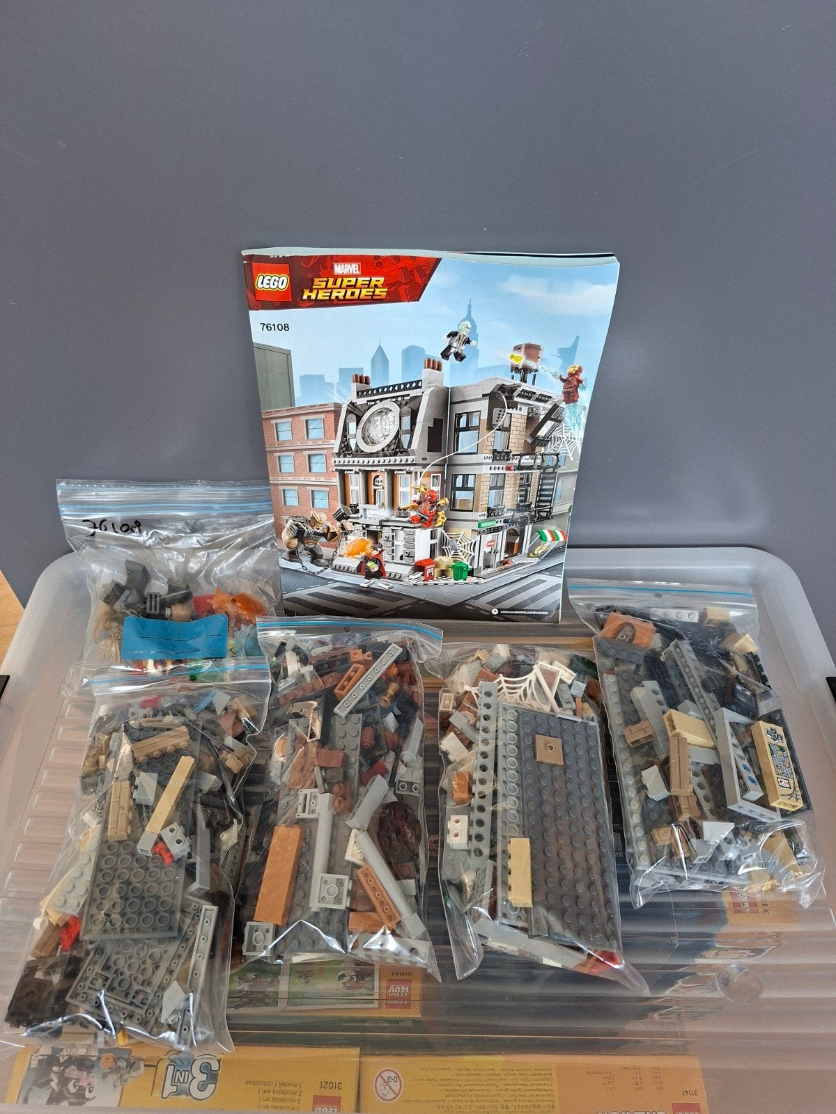 LEGO Marvel Super Heroes 76108 Sanctum Sanctorum Showdown, Marvel, Lego, Ophalen of Verzenden, Zo goed als nieuw