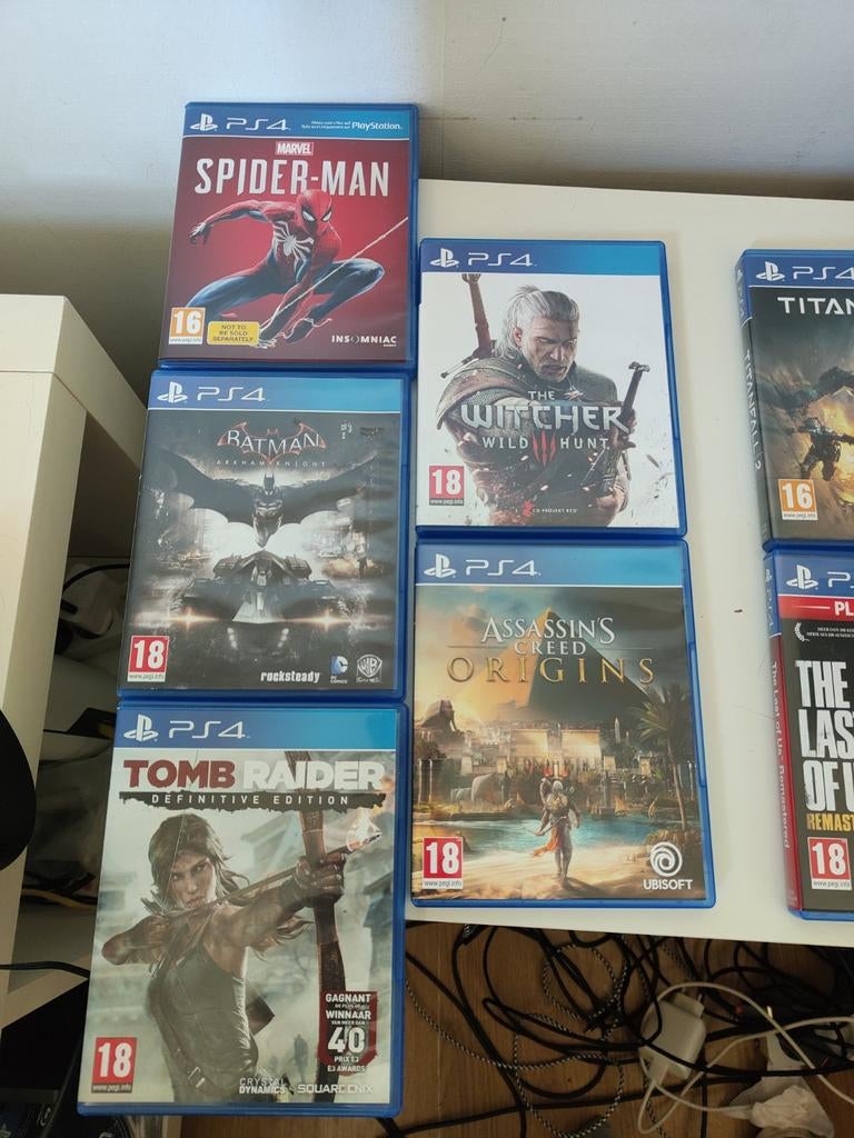 10 ps4 spellen, Spelcomputers en Games, Games | Sony PlayStation 4, 1 speler, Ophalen of Verzenden, Zo goed als nieuw, Vanaf 3 jaar