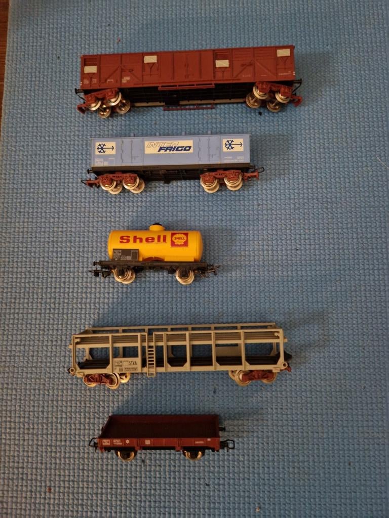 Diverse modeltreinwagons - Gebruikt, Overige merken, Gebruikt, Gelijkstroom of Wisselstroom, Wagon