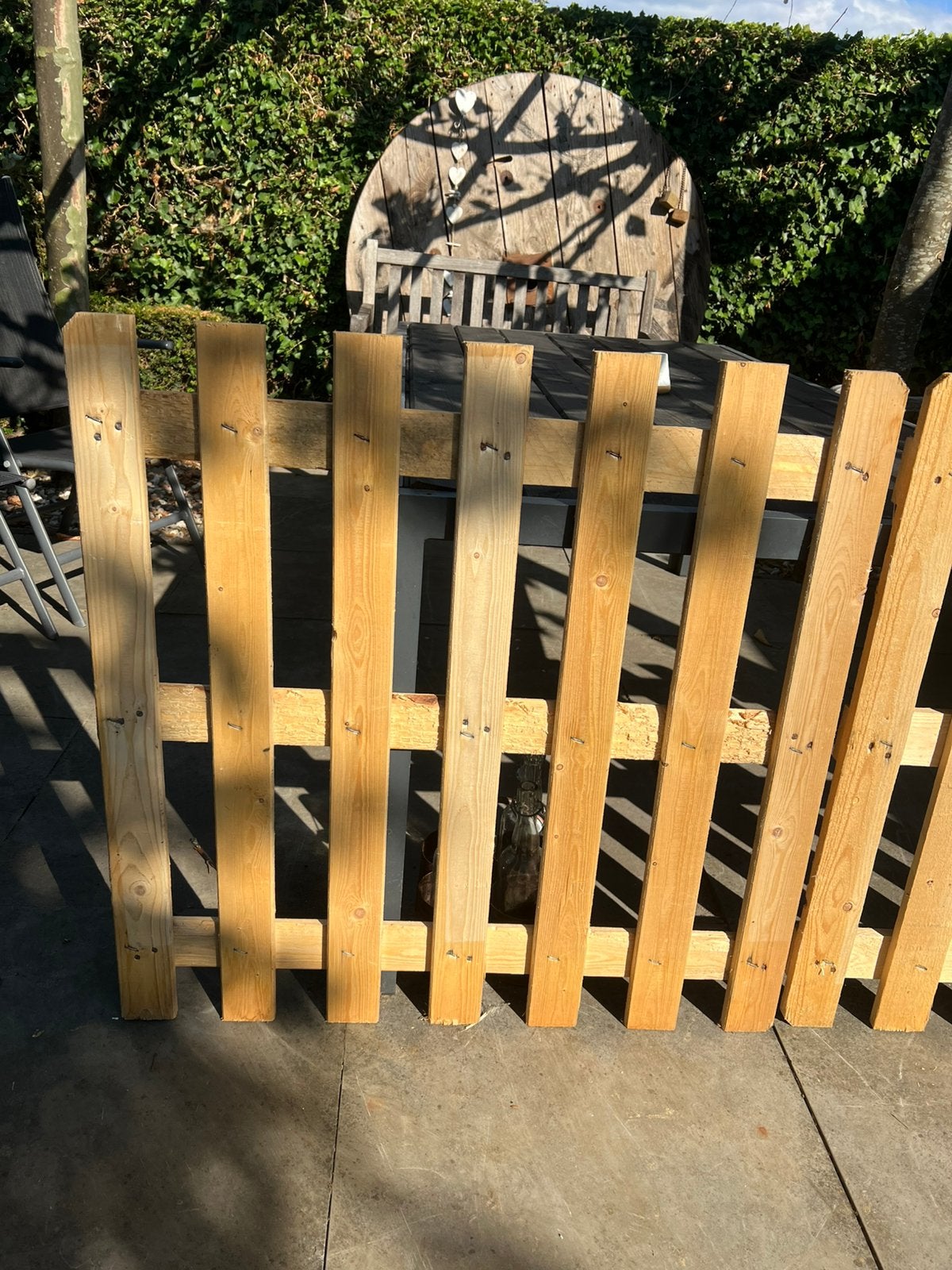 Goedkope Stevige houten tuinhekjes 90x90cm aanbieding!, Tuin en Terras, Ophalen, Nieuw, Hout, Tuinhek