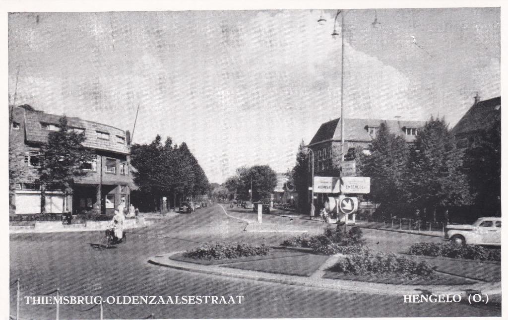 GA1700 Thiemsbrug oldenzaalsestraat Hengelo Overijssel, Verzenden, 1940 tot 1960, Ongelopen, Overijssel