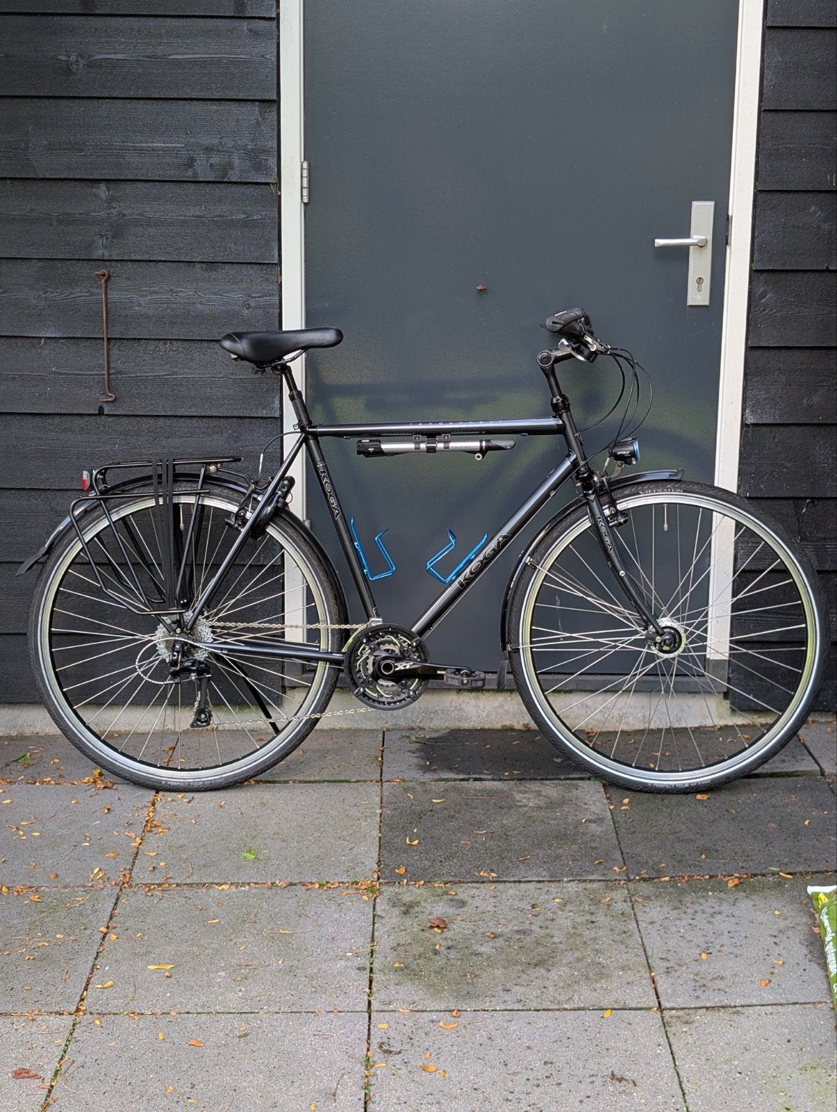 Koga Randonneur 57cm nieuwstaat trekkingfiets heren, Ophalen, 28 inch, Vering, Velgrem