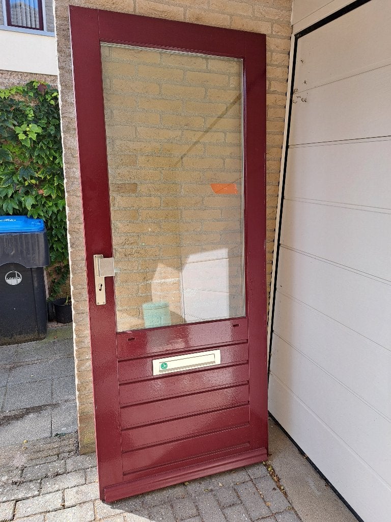 Voordeur (hout), Ophalen, Gebruikt, 80 tot 100 cm, Buitendeur