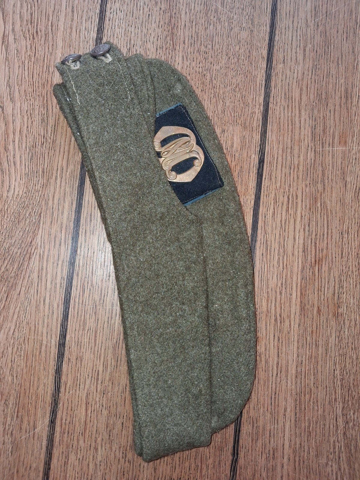 schuitje Mobiele Colonne vintage veldmuts, Ophalen of Verzenden, Landmacht, Nederland, Helm of Baret