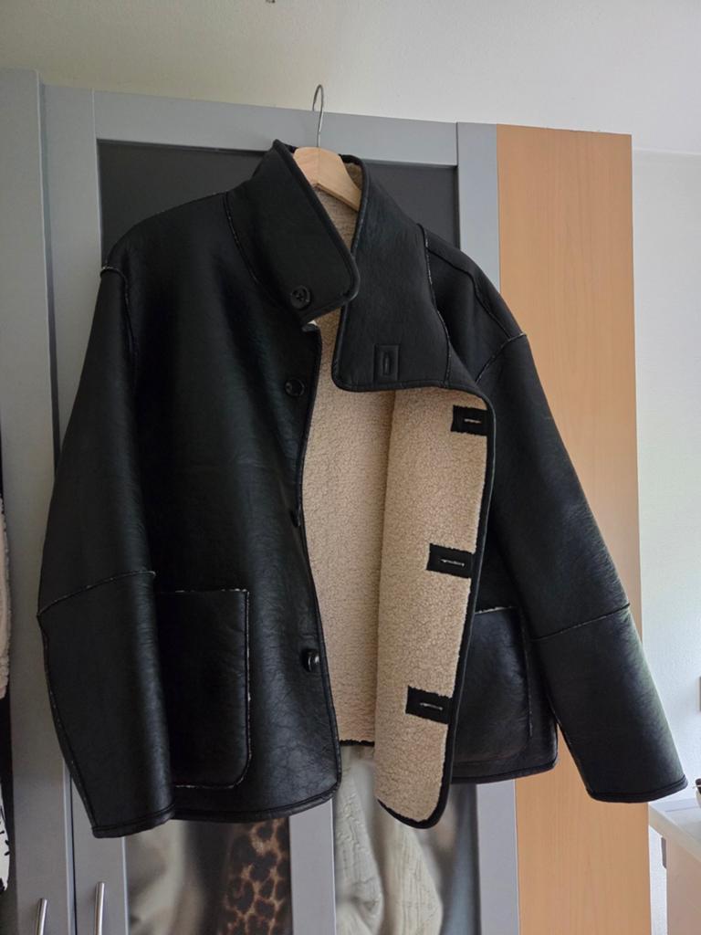 Knit-ted reversible jas maat 3 2x gedragen, Kleding | Dames, Jassen | Winter, Ophalen of Verzenden, Zo goed als nieuw, Maat 38/40 (M)