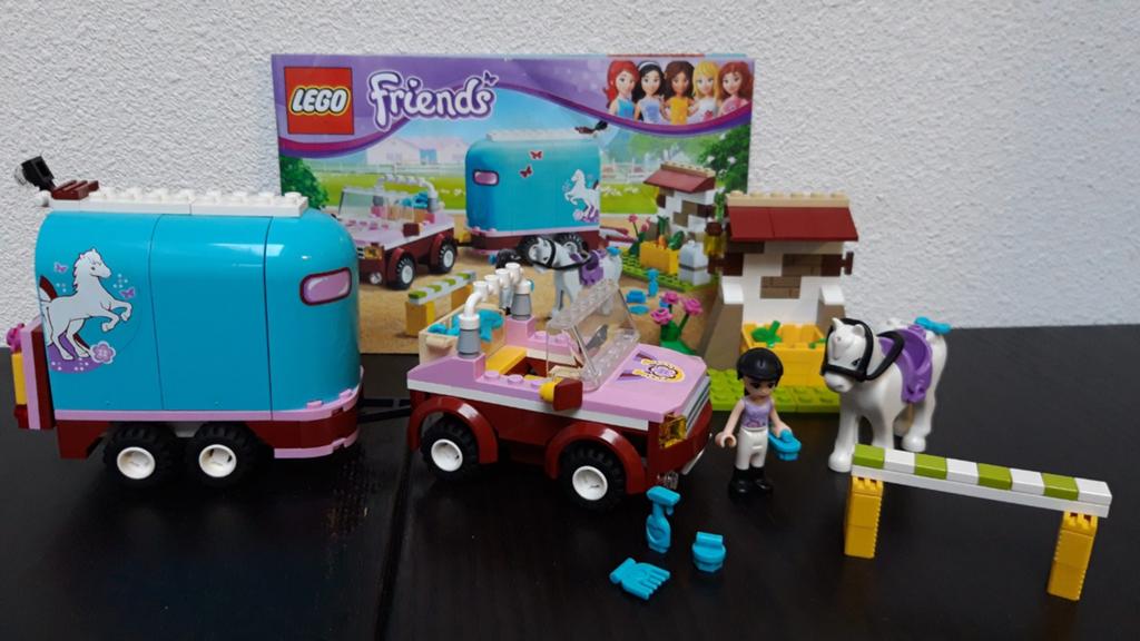 Lego Friends 3186 Emma's paardentrailer, Kinderen en Baby's, Speelgoed | Duplo en Lego, Lego, Friends, Ophalen of Verzenden, Complete set