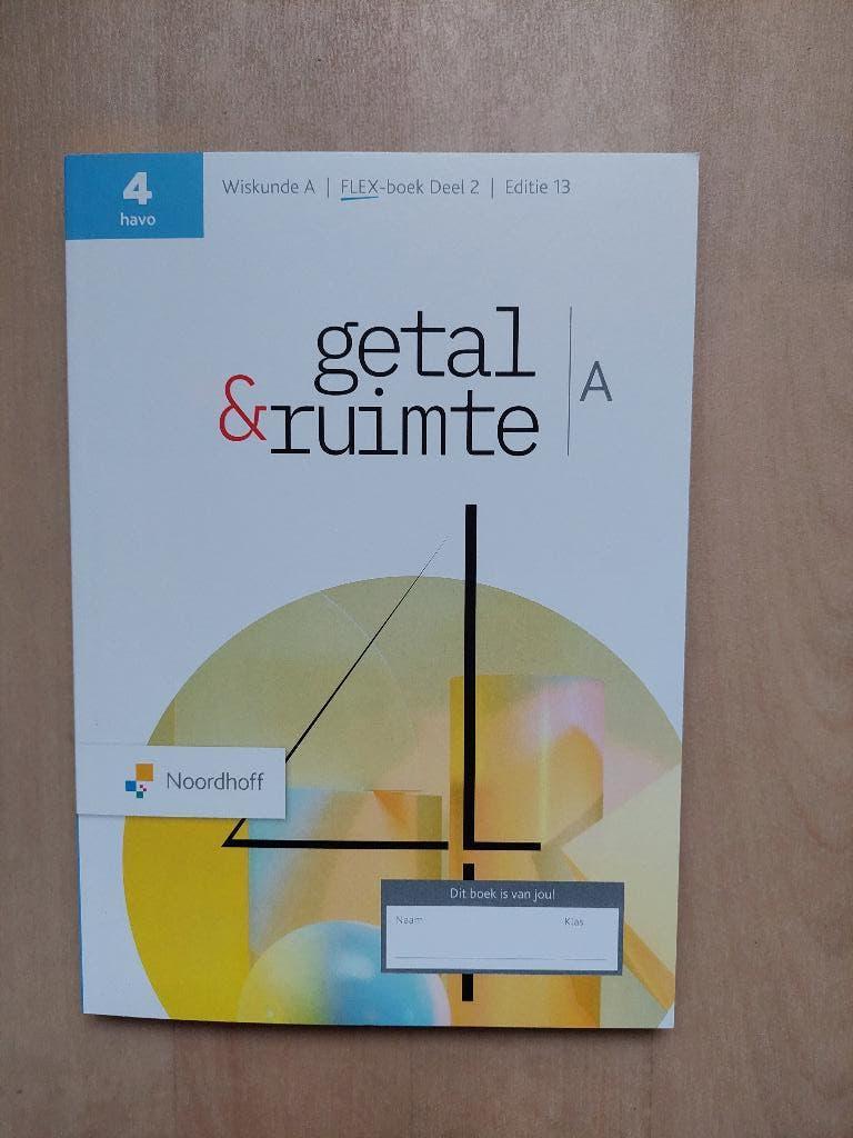 Getal & Ruimte wiskundeboeken klas 4 havo wiskunde A, Boeken, Ophalen of Verzenden, Beta, Nieuw, Noordhoff Uitgevers
