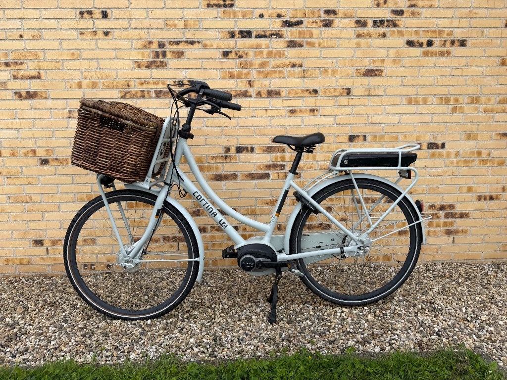 Zgn Cortina E-U4 transport met bosch middenmotor+gratis mand, Fietsen en Brommers, Elektrische fietsen, Ophalen, Zo goed als nieuw