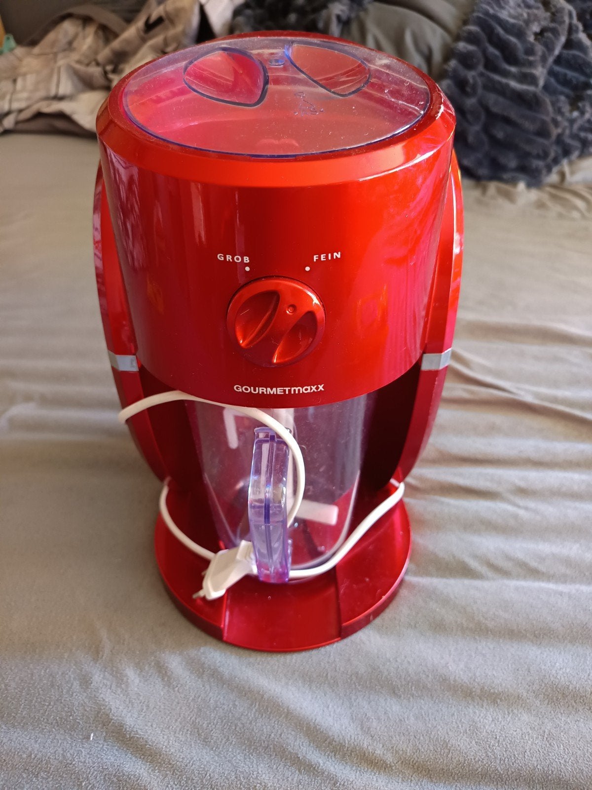 Gourmetmaxx Slushimaker - Rood, Minder dan 1 liter, Ophalen of Verzenden, Gebruikt, 2 snelheden