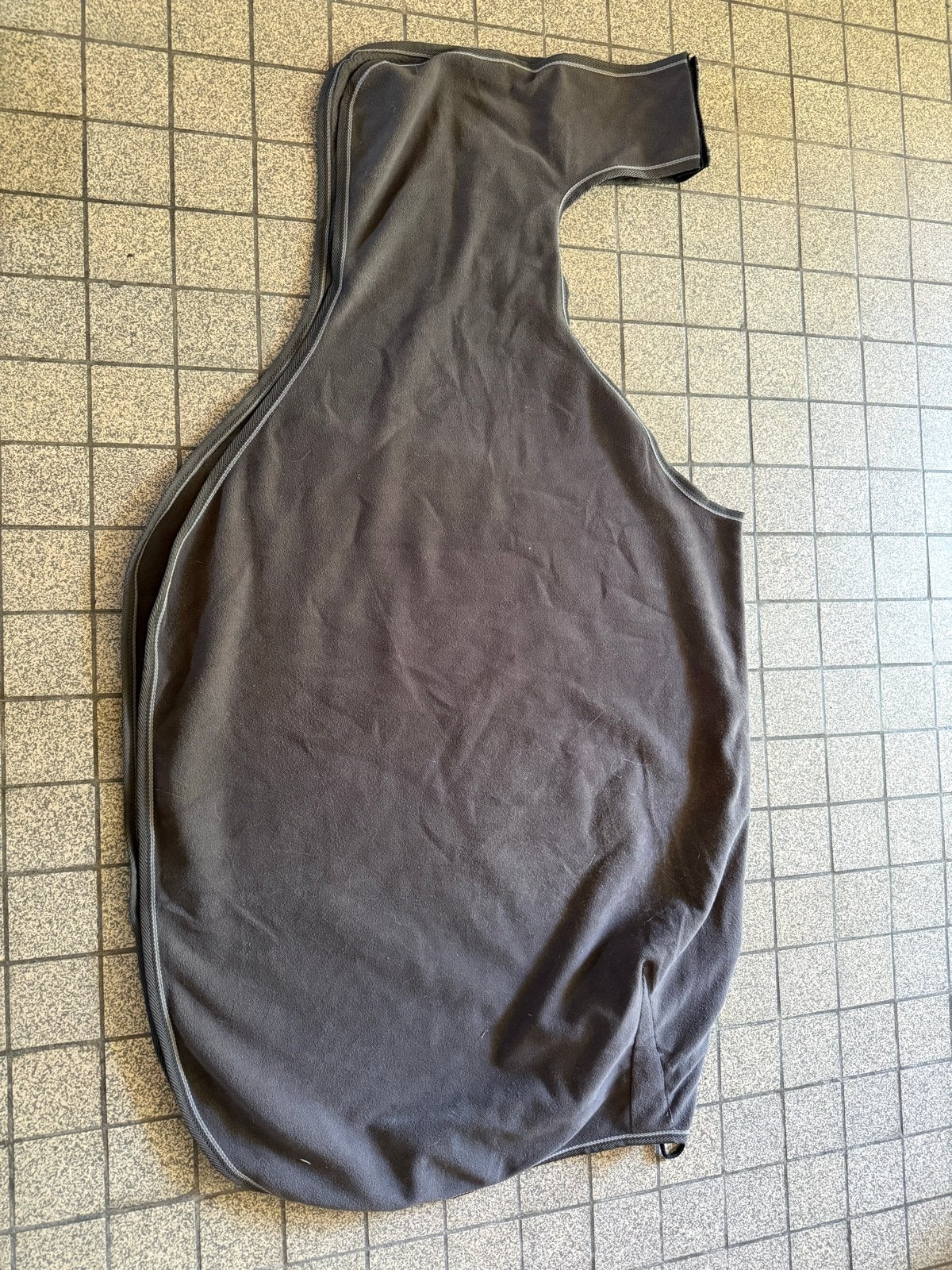 Fleece uitrijdeken, Gebruikt, Overige typen, Extra Full (XL), Grijs