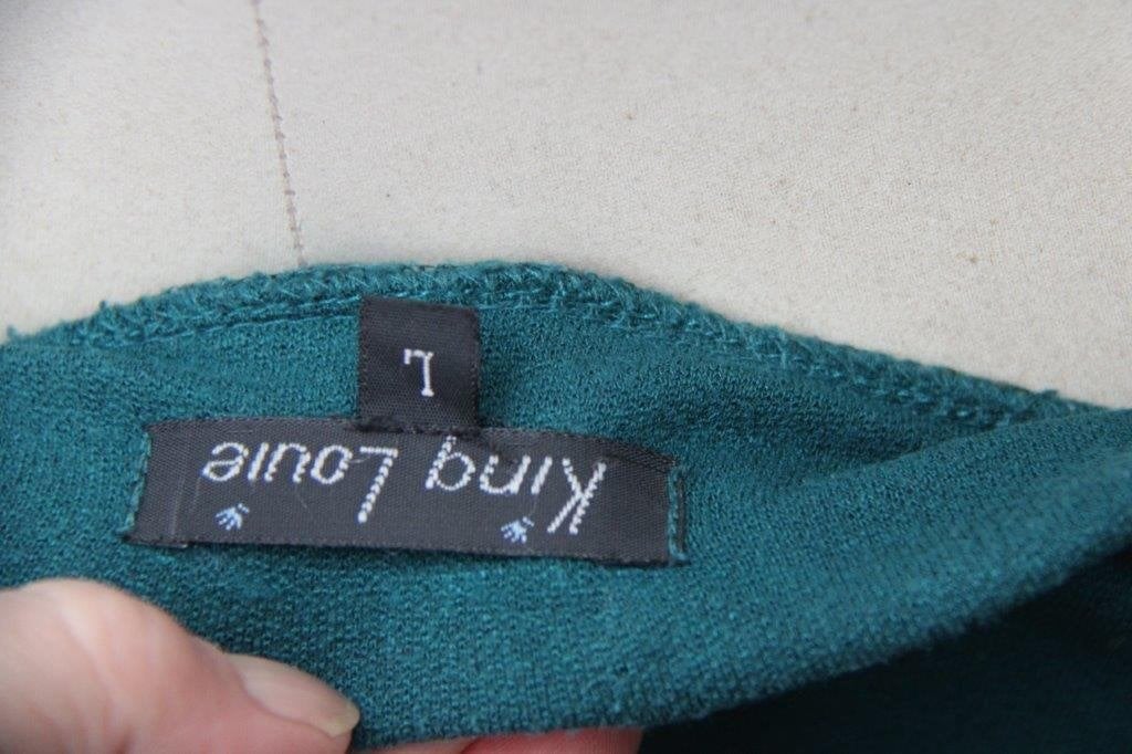 Rok groen King Louie mt L Vaste prijs, Kleding | Dames, Rokken, Maat 42/44 (L), Ophalen of Verzenden, Zo goed als nieuw, Knielengte