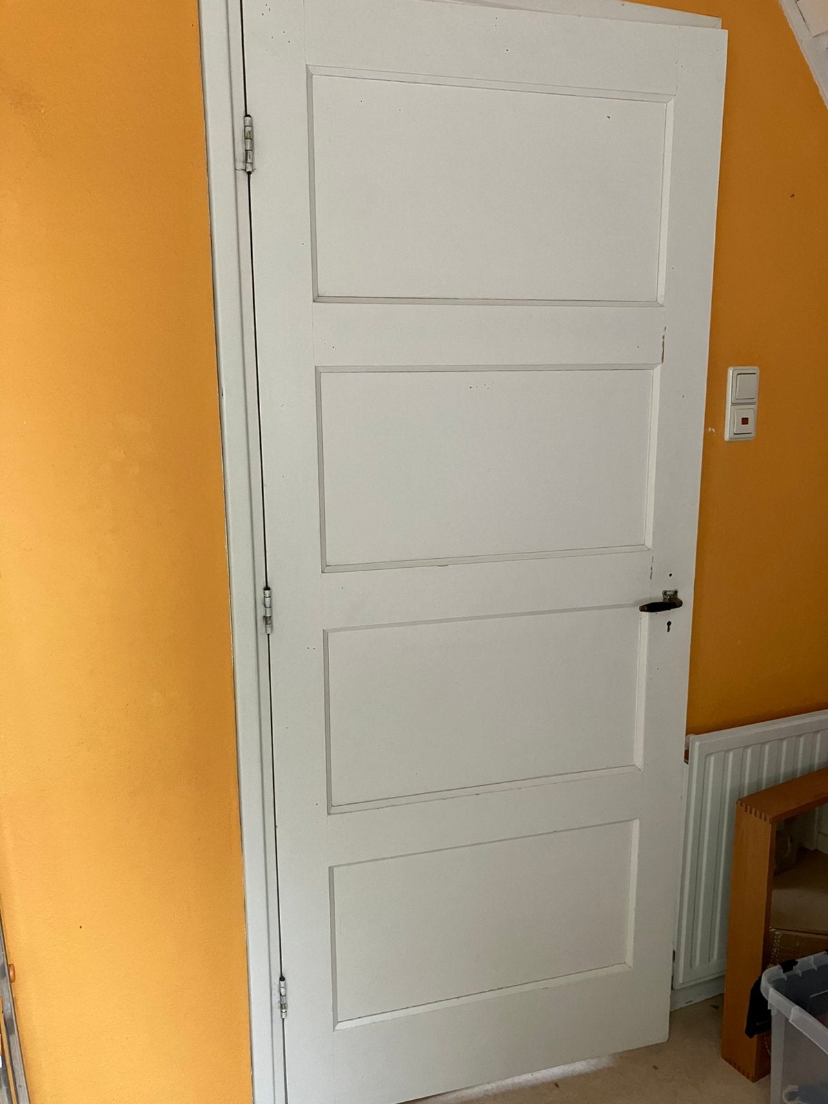 Drie  jaren ‘30 paneeldeuren incl hang-en sluitwerk, Doe-het-zelf en Verbouw, Deuren en Horren, Ophalen, Zo goed als nieuw, Binnendeur
