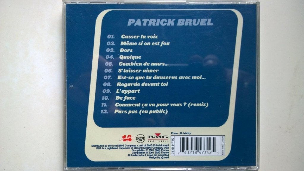 Patrick Bruel - Patrick Bruel, Cd's en Dvd's, Cd's | Franstalig, Ophalen of Verzenden, Zo goed als nieuw, Album
