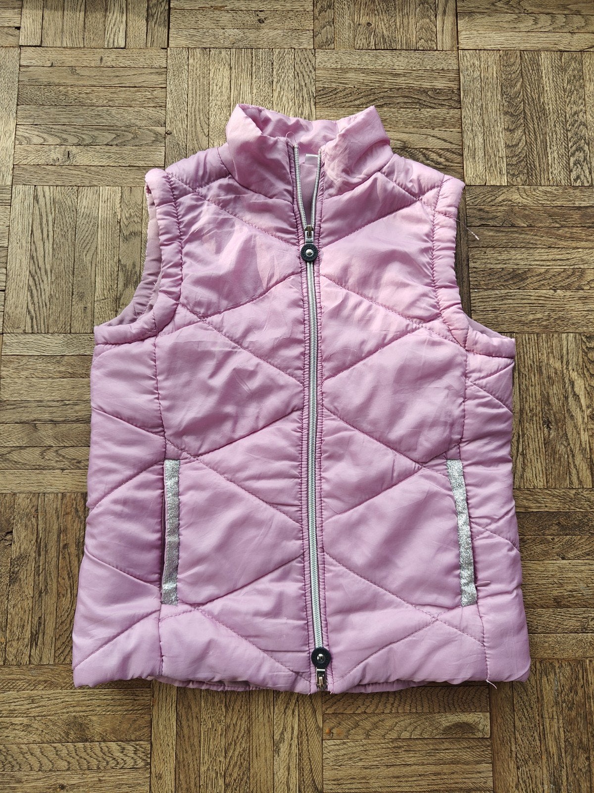 Paardenpraat TV roze bodywarmer maat 152, Ophalen of Verzenden, Zo goed als nieuw, Paardenpraat TV, Meisje