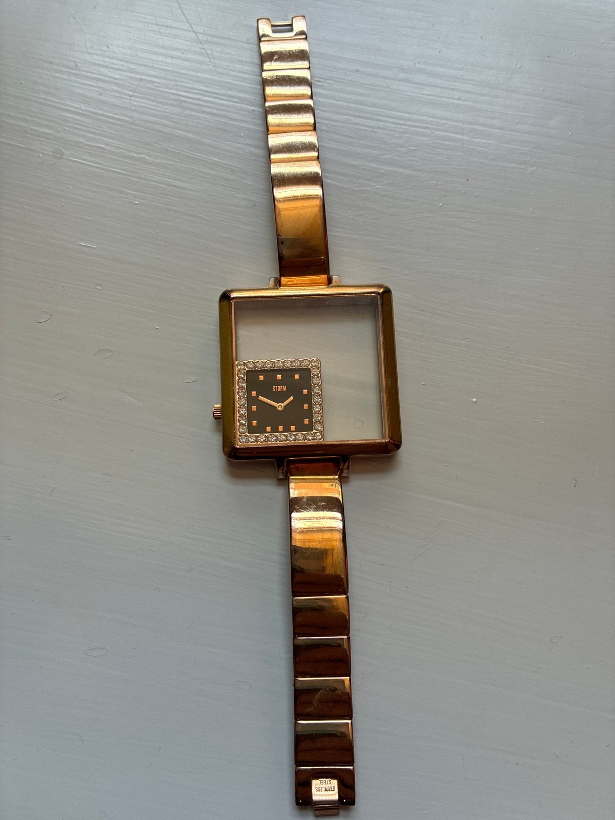 Bijzonder Storm horloge, Sieraden, Tassen en Uiterlijk, Staal, Polshorloge, Zo goed als nieuw, Met strass