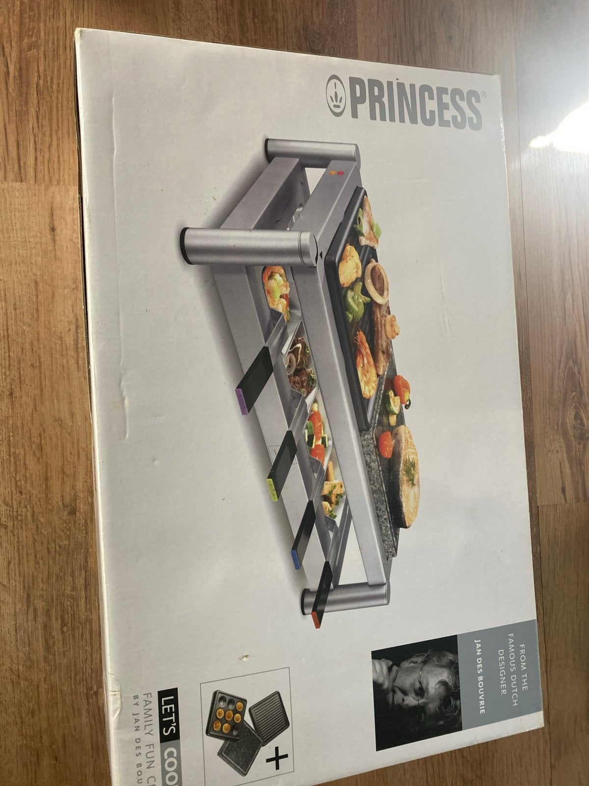 Princess Raclette Grill - Family Fun Chef, Ophalen, Nieuw, 4 t/m 7 personen