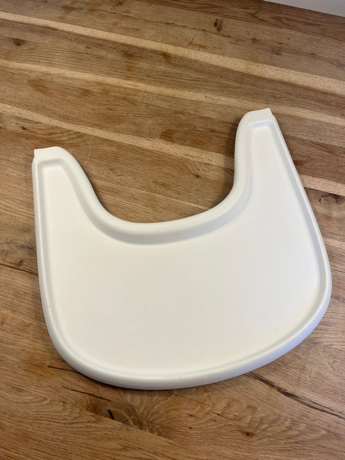 Stokke tripp trapp playtray wit in nette staat, Ophalen of Verzenden, Gebruikt, Meegroeistoel, Afneembaar eetblad