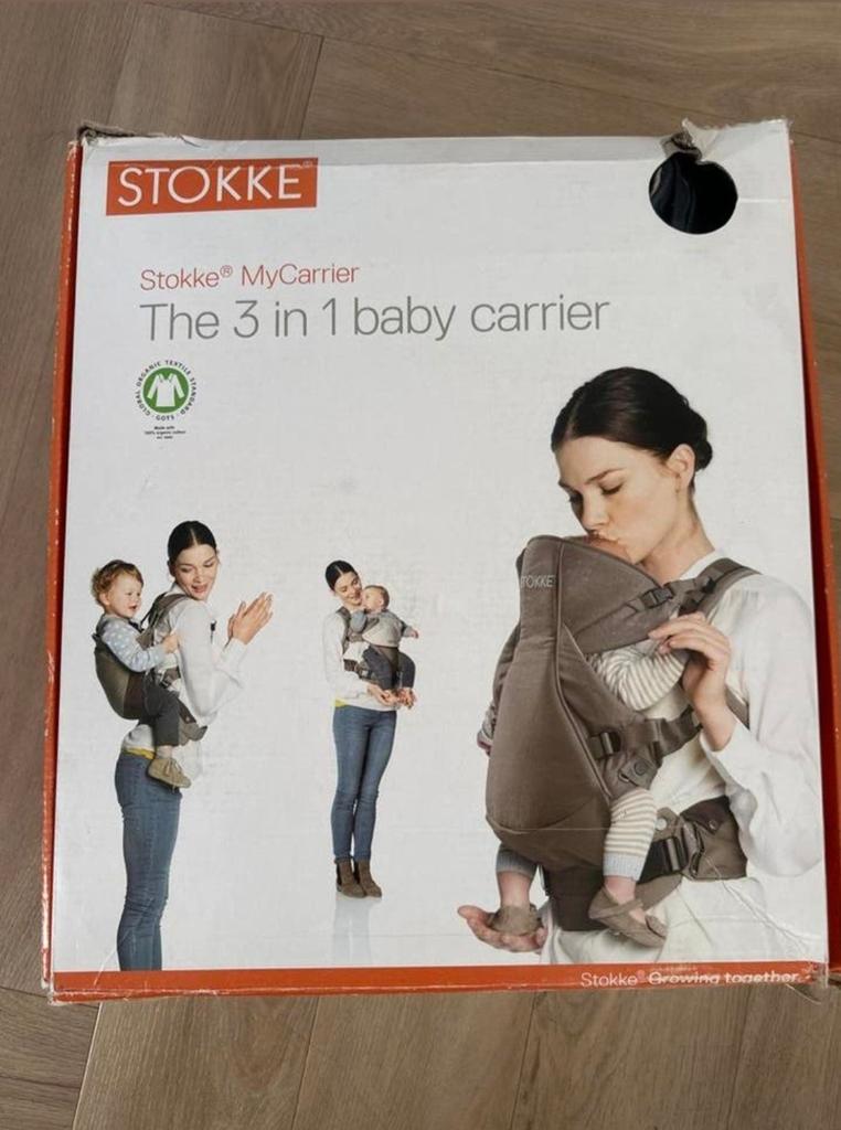 Baby draagzak stokke Mycarrièr 3 in 1, Overige merken, Buik of Rug, Ophalen of Verzenden, Zo goed als nieuw